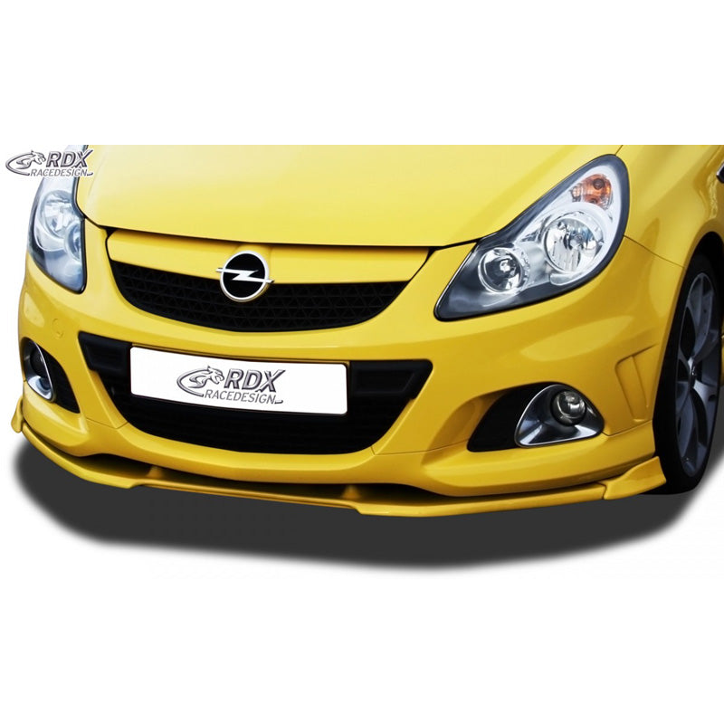 RDX Racedesign, Frontspoiler Vario-X passend für Opel Corsa D OPC 2006-2010 (PU), PU-Rim, Unlackiert