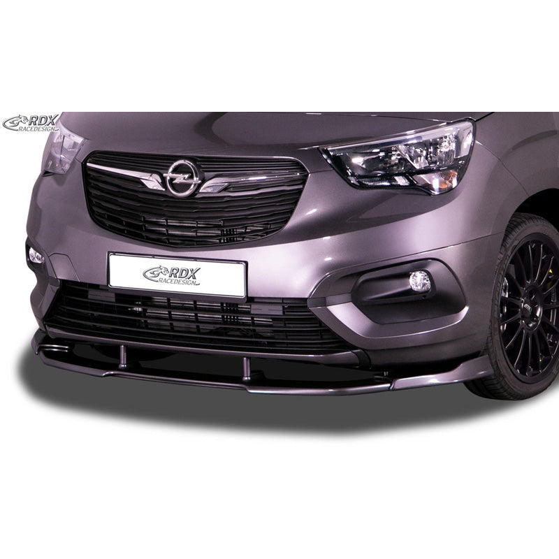 RDX Racedesign, Frontspoiler Vario-X passend für Opel Combo MPV 2018- (PU), PU-Rim, Unlackiert