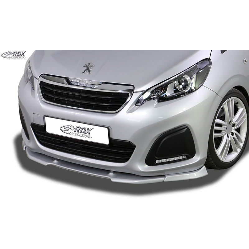 RDX Racedesign, Frontspoiler Vario-X passend für Peugeot 108 2014- (PU), PU-Rim, Unlackiert