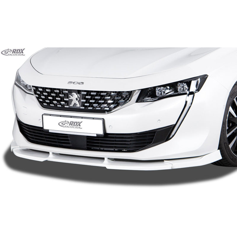 RDX Racedesign, Frontspoiler Vario-X passend für Peugeot 508 II Limousine & SW 2019- (PU), PU-Rim, Unlackiert