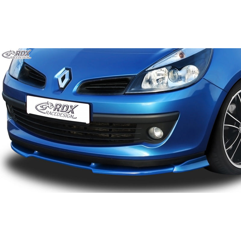 RDX Racedesign, Frontspoiler Vario-X passend für Renault Clio III Phase 1 2005-2009 exkl. RS (PU), PU-Rim, Unlackiert