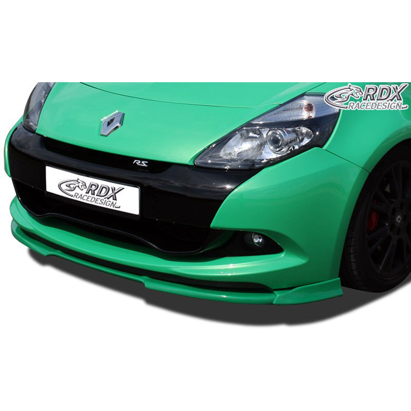 RDX Racedesign, Frontspoiler Vario-X passend für Renault Clio III RS Phase 2 2009-2012 (PU), PU-Rim, Unlackiert