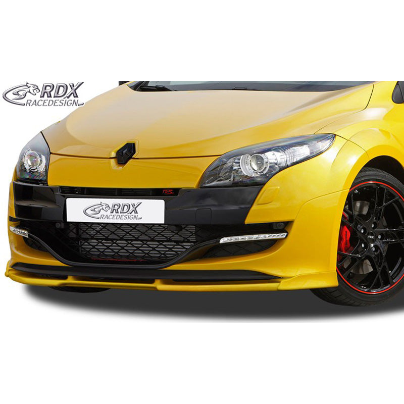 RDX Racedesign, Frontspoiler Vario-X passend für Renault Megane III RS (PU), PU-Rim, Unlackiert