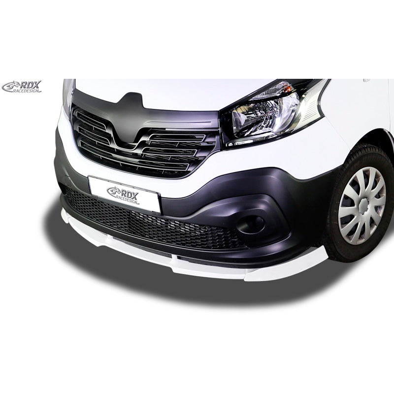 RDX Racedesign, Frontspoiler Vario-X passend für Renault Trafic 2014- / Nissan NV300 2016- / Opel Vivaro B 2014-2019 (PU), PU-Rim, Unlackiert