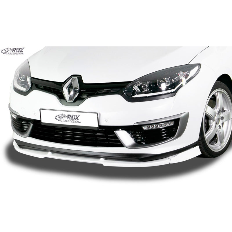 RDX Racedesign, Frontspoiler Vario-X passend für Renault Megane III GT + GT-Line 2014- (PU), PU-Rim, Unlackiert