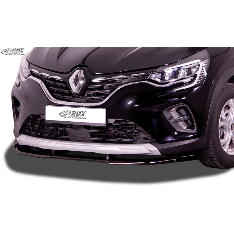 RDX Racedesign, Frontspoiler Vario-X passend für Renault Captur II 2020- (PU), PU-Rim, Unlackiert