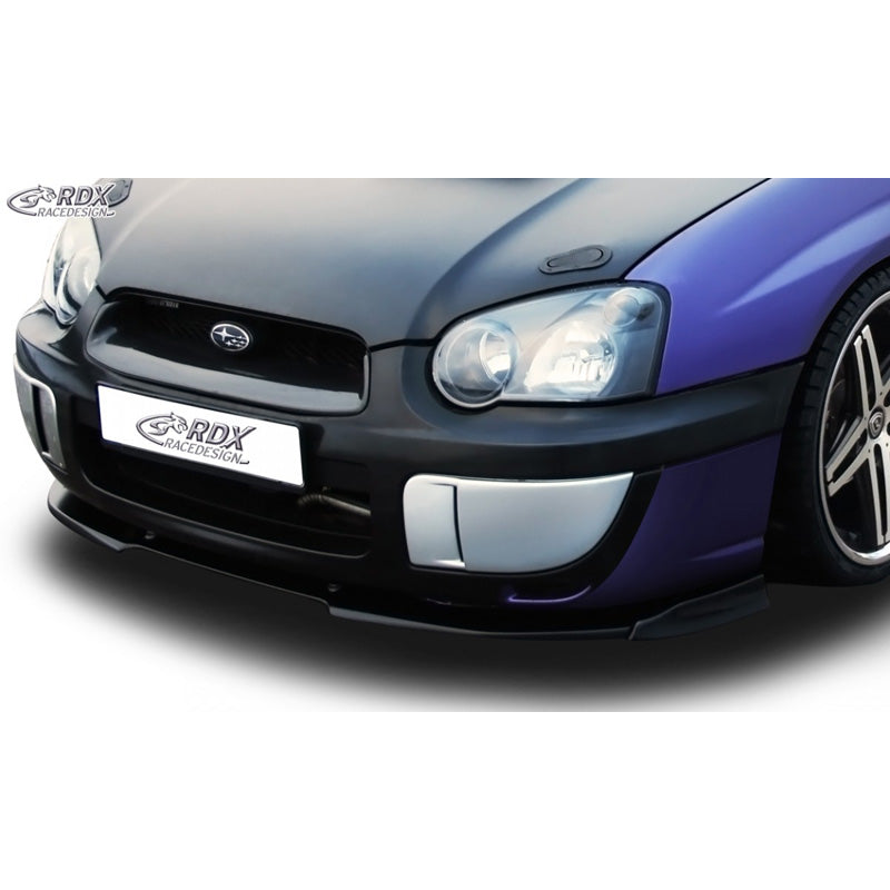 RDX Racedesign, Frontspoiler Vario-X passend für Subaru Impreza 3 (GD) WRX 2003-2005 (PU), PU-Rim, Unlackiert