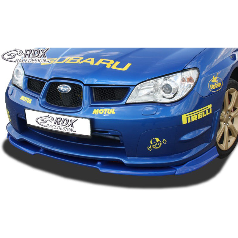 RDX Racedesign, Frontspoiler Vario-X passend für Subaru Impreza 3 (GD) WRX 2005-2007 (PU), PU-Rim, Unlackiert