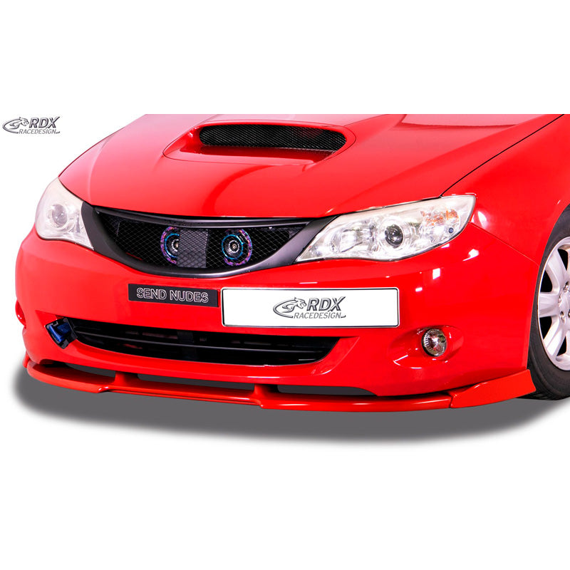 RDX Racedesign, Frontspoiler Vario-X passend für Subaru Impreza (GR) 2007-2012 (PU), PU-Rim, Unlackiert