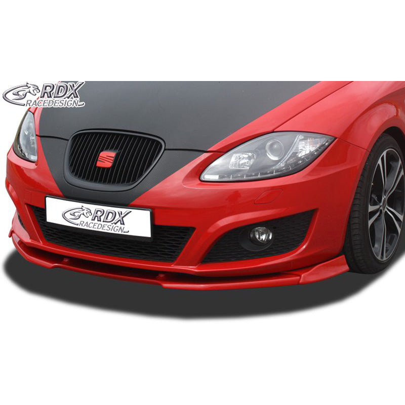 RDX Racedesign, Frontspoiler Vario-X passend für Seat Leon 1P Facelift 2009-2012 exkl. FR/Cupra (PU), PU-Rim, Unlackiert