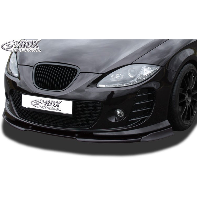 RDX Racedesign, Frontspoiler Vario-X passend für Seat Leon 1P Facelift 2009-2012 mit SE Aerodynamikpaket (PU), PU-Rim, Unlackiert