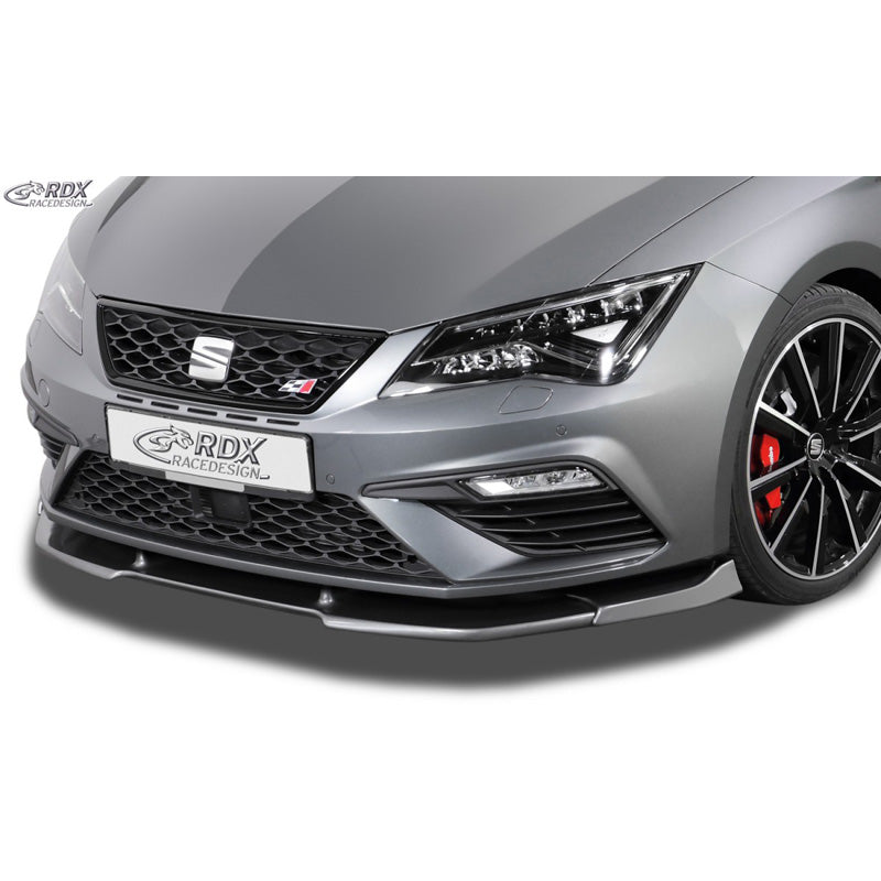 RDX Racedesign, Frontspoiler Vario-X passend für Seat Leon 5F FR/Cupra/Cupra 300 Facelift 2017-2020 inkl. SC/ST (PU), PU-Rim, Unlackiert