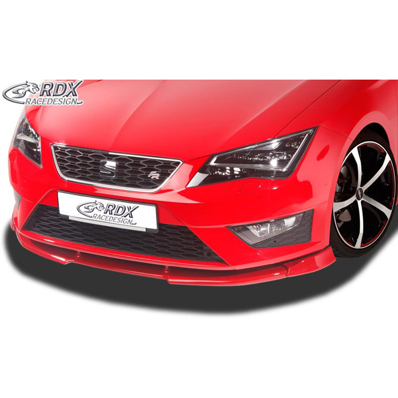 RDX Racedesign, Frontspoiler Vario-X passend für Seat Leon 5F FR/Cupra 2013-2017 inkl. SC/ST (PU), PU-Rim, Unlackiert