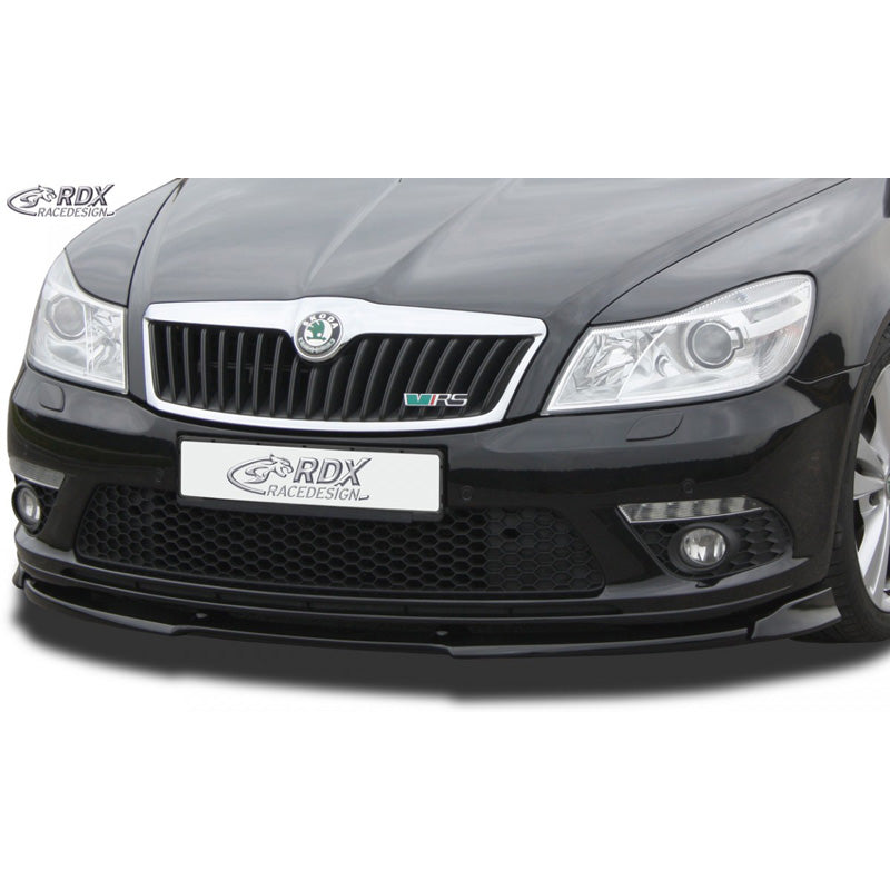 RDX Racedesign, Frontspoiler Vario-X passend für Skoda Octavia II RS Facelift 2009-2012 (PU), PU-Rim, Unlackiert