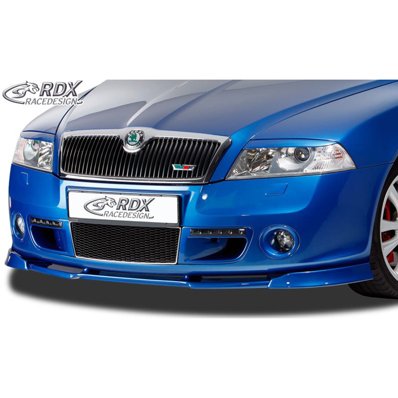 RDX Racedesign, Frontspoiler Vario-X passend für Skoda Octavia II RS 2004-2008 (PU), PU-Rim, Unlackiert