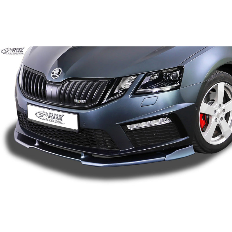 RDX Racedesign, Frontspoiler Vario-X passend für Skoda Octavia III (5E) RS Facelift 2017-2020 (PU), PU-Rim, Unlackiert