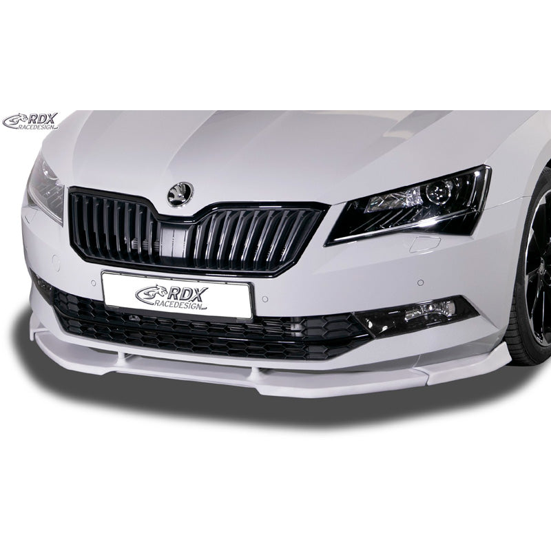 RDX Racedesign, Frontspoiler Vario-X passend für Skoda Superb 3V 2015- (PU), PU-Rim, Unlackiert