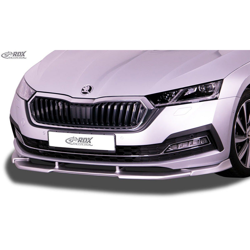 RDX Racedesign, Frontspoiler Vario-X passend für Skoda Octavia IV HB/Kombi 2020- (PU), PU-Rim, Unlackiert