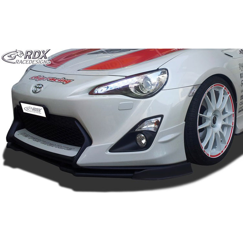 RDX Racedesign, Frontspoiler Vario-X passend für Toyota GT86 mit Aero-Paket (PU), PU-Rim, Unlackiert