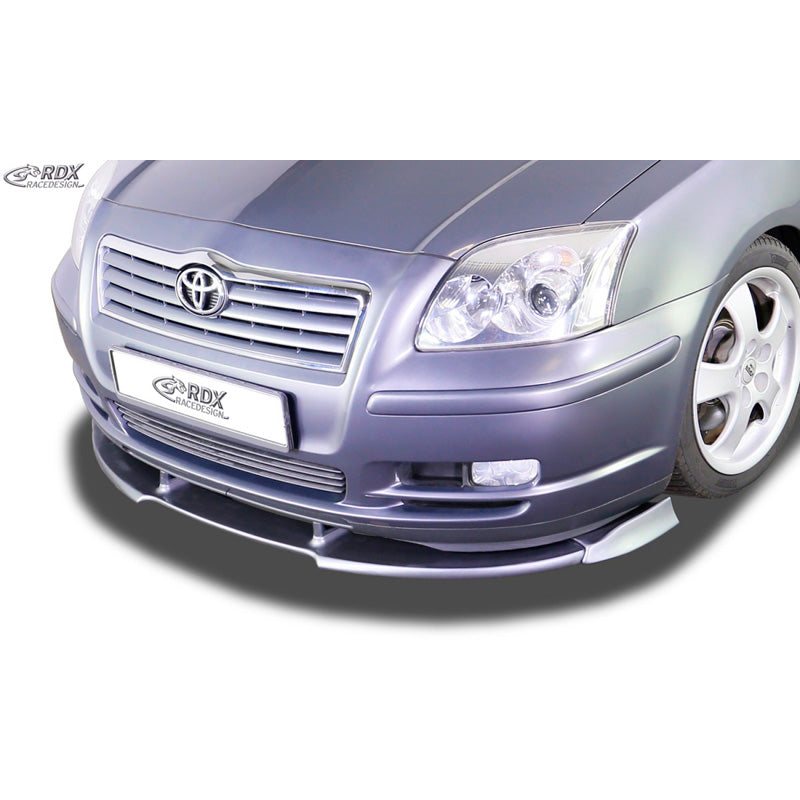 RDX Racedesign, Frontspoiler Vario-X passend für Toyota Avensis T25 2003-2006 (PU), PU-Rim, Unlackiert