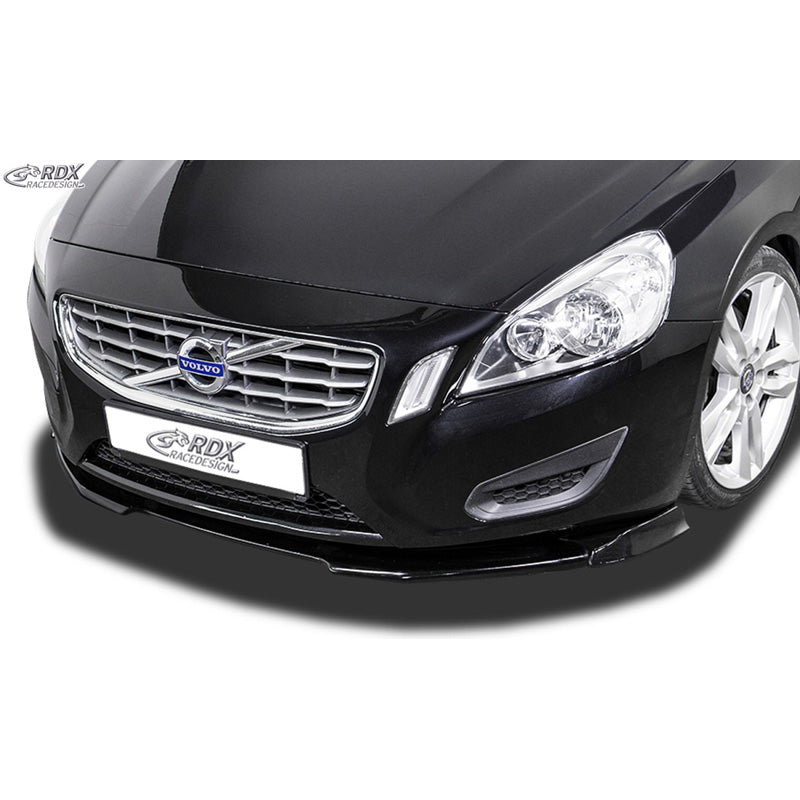 RDX Racedesign, Frontspoiler Vario-X passend für Volvo S60/V60 (exkl. R-Design) 2010-2013 (PU), PU-Rim, Unlackiert