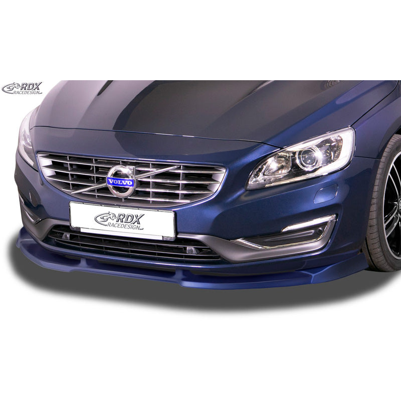 RDX Racedesign, Frontspoiler Vario-X passend für Volvo S60/V60 2013-2018 (PU), PU-Rim, Unlackiert