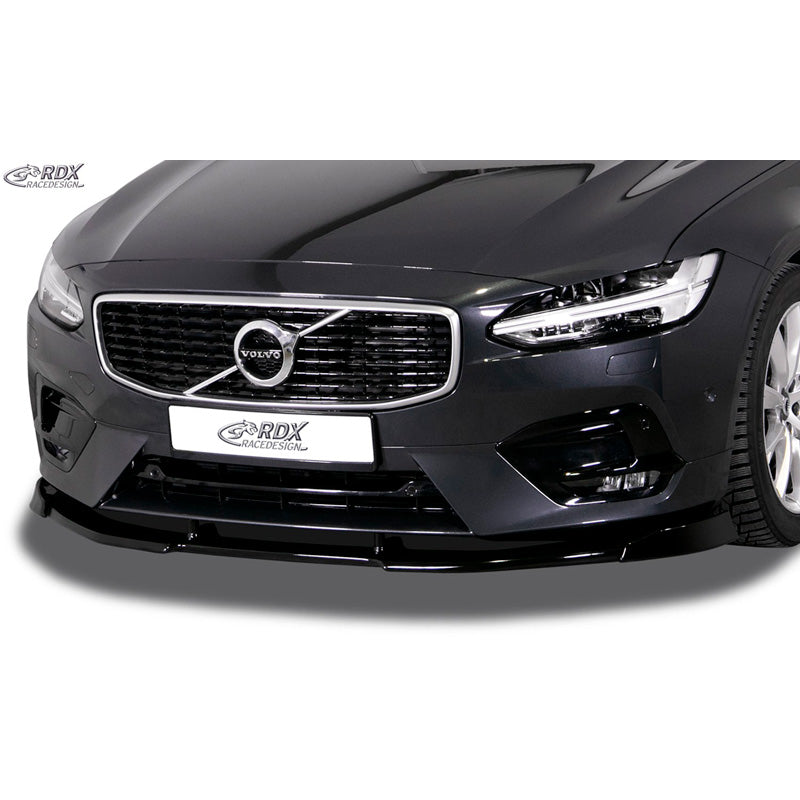 RDX Racedesign, Frontspoiler Vario-X passend für Volvo S90/V90 R-Design 2016- (PU), PU-Rim, Unlackiert