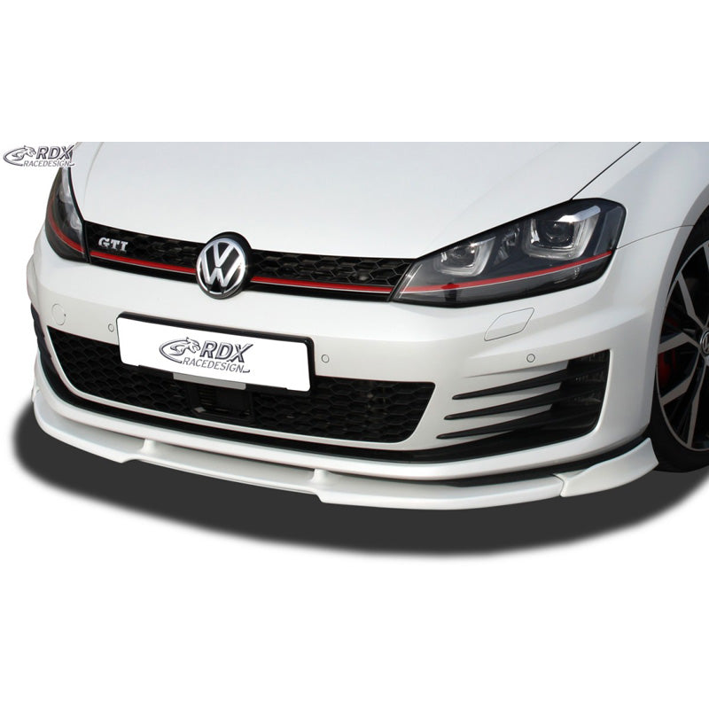 RDX Racedesign, Frontspoiler Vario-X passend für Volkswagen Golf VII GTi/GTD 2012-2017 (PU), PU-Rim, Unlackiert