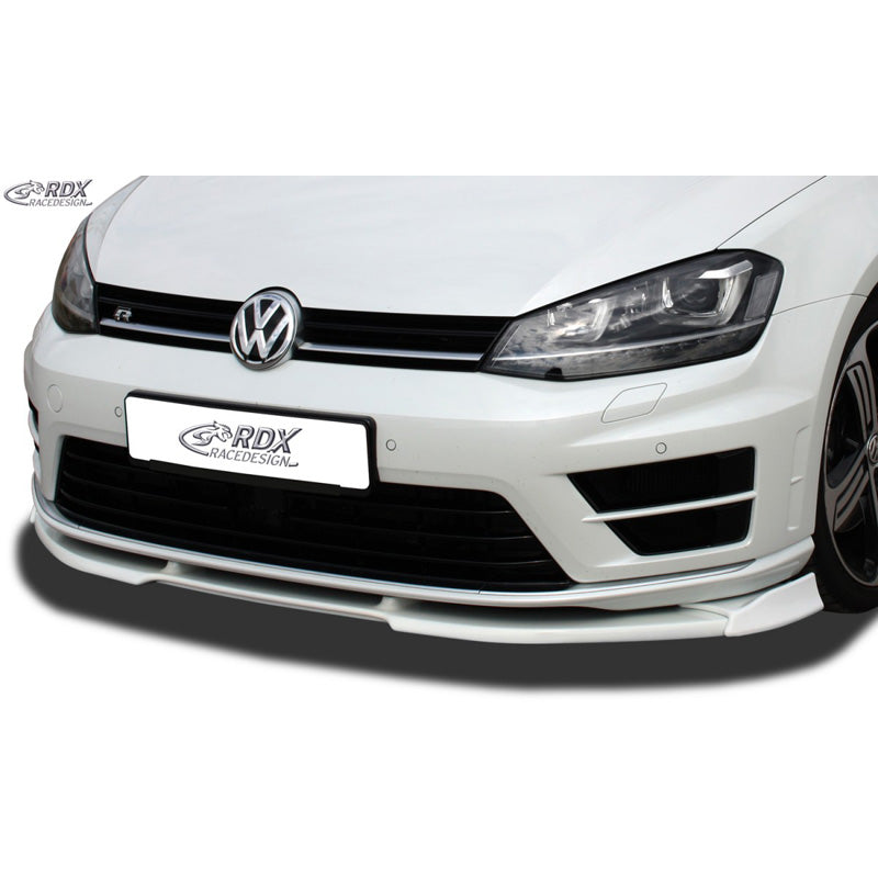 RDX Racedesign, Frontspoiler Vario-X passend für Volkswagen Golf VII R 2012-2017 (PU), PU-Rim, Unlackiert