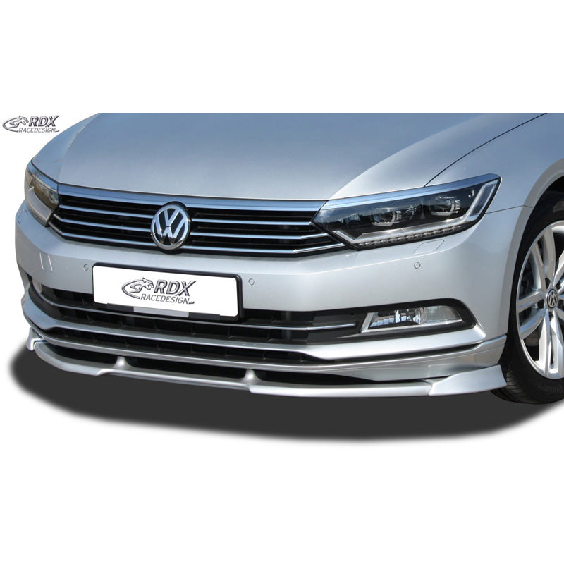 RDX Racedesign, Frontspoiler Vario-X passend für Volkswagen Passat 3G (B8) 2014-2019 exkl. R-Line (PU), PU-Rim, Unlackiert