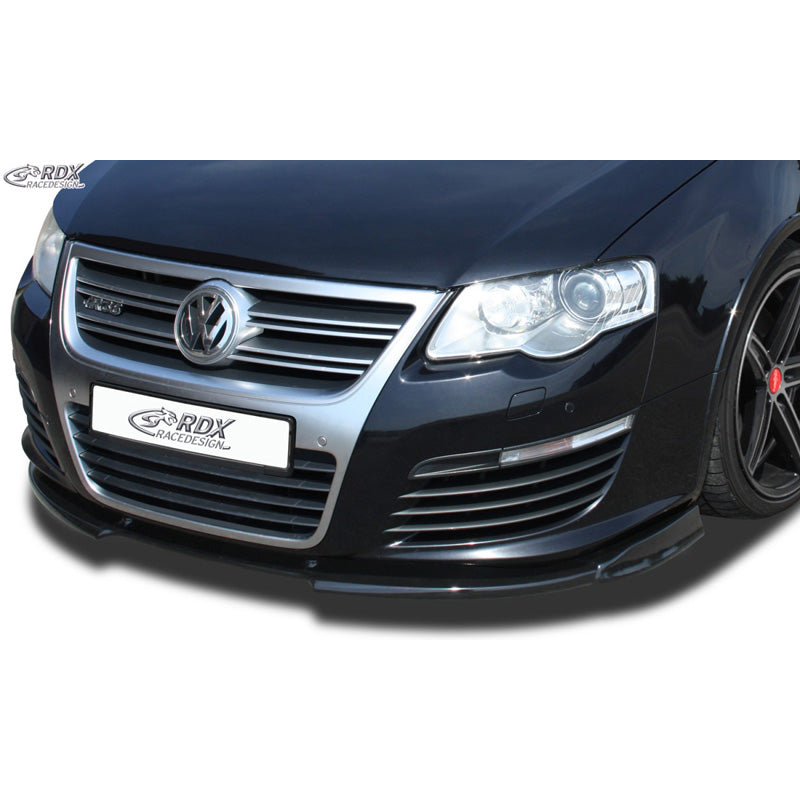 RDX Racedesign, Frontspoiler Vario-X passend für Volkswagen Passat 3C (B6) R36 (PU), PU-Rim, Unlackiert