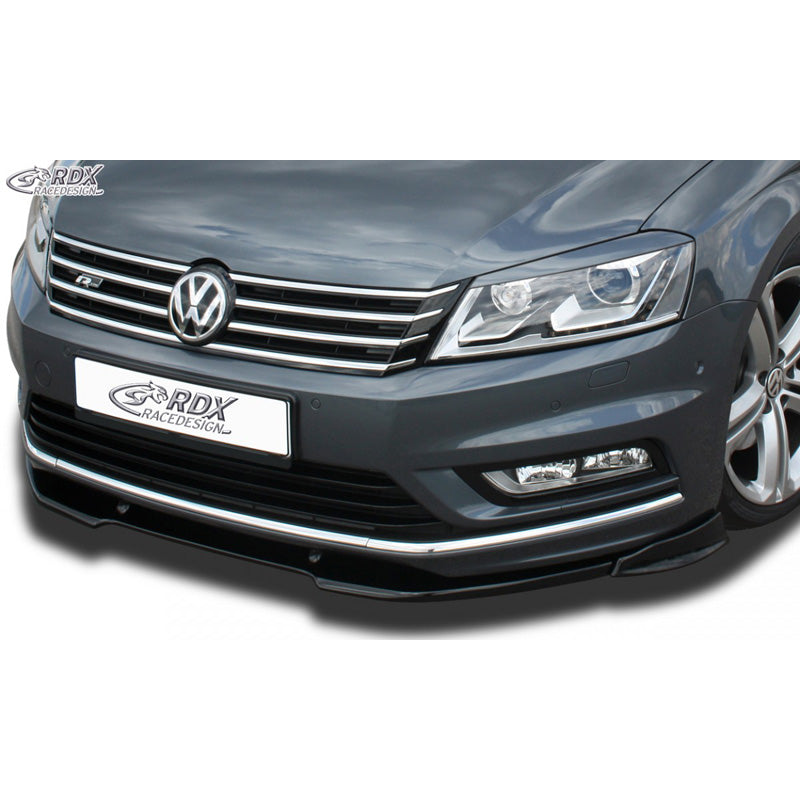 RDX Racedesign, Frontspoiler Vario-X passend für Volkswagen Passat 3C (B7) R-Line 2011-2014 (PU), PU-Rim, Unlackiert