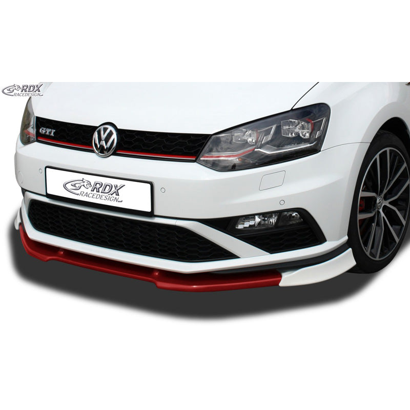 RDX Racedesign, Frontspoiler Vario-X passend für Volkswagen Polo 6C GTi 2014-2017 (PU), PU-Rim, Unlackiert