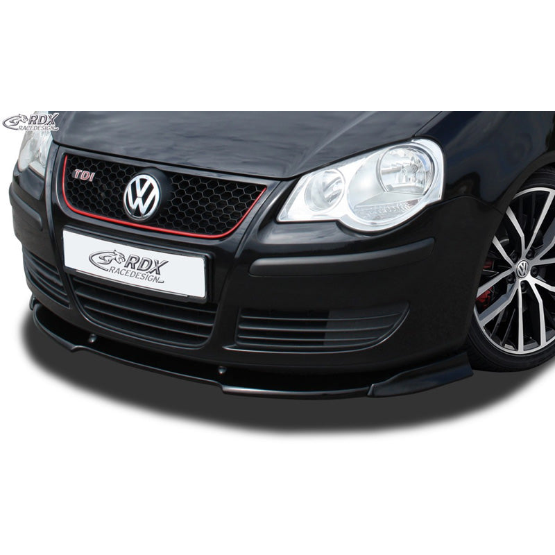 RDX Racedesign, Frontspoiler Vario-X passend für Volkswagen Polo 9N2 2005-2009 inkl. GTi (PU), PU-Rim, Unlackiert