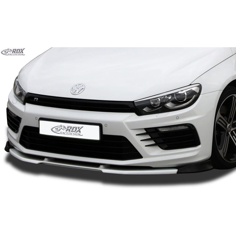 RDX Racedesign, Frontspoiler Vario-X passend für Volkswagen Scirocco III R 2014- (PU), PU-Rim, Unlackiert