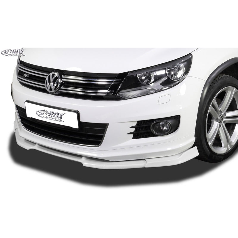 RDX Racedesign, Frontspoiler Vario-X passend für Volkswagen Tiguan R-Line 2011-2016 (PU), PU-Rim, Unlackiert