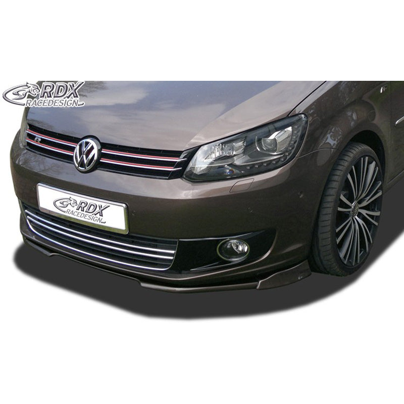 RDX Racedesign, Frontspoiler Vario-X passend für Volkswagen Touran 2011- & Caddy 2010- (PU), PU-Rim, Unlackiert