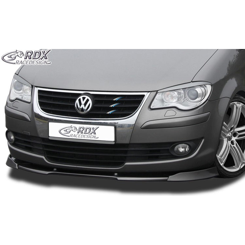 RDX Racedesign, Frontspoiler Vario-X passend für Volkswagen Touran 2007-2011 (PU), PU-Rim, Unlackiert