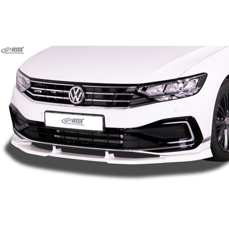 RDX Racedesign, Frontspoiler Vario-X passend für Volkswagen Passat (3G) Limousine/Variant FL 2019- GTE & R-Line (PU), PU-Rim, Unlackiert