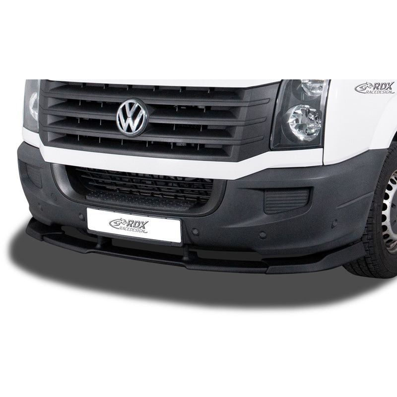 RDX Racedesign, Frontspoiler Vario-X passend für Volkswagen Crafter 2006-2017 (PU), PU-Rim, Unlackiert