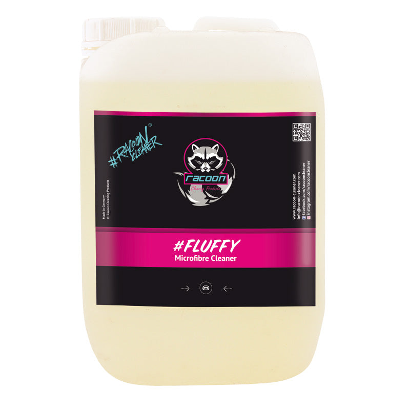 Racoon, FLUFFY Microfiber Spezial-Waschmittel - 5000ml, Flüssigkeit, Gelb, Transparent