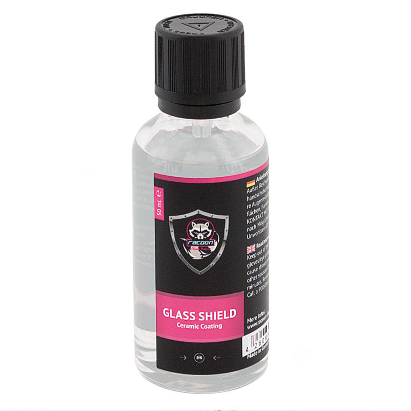 Racoon, GLASS SHIELD Keramik Glasversiegelung - 50ml, Flüssigkeit, Transparent