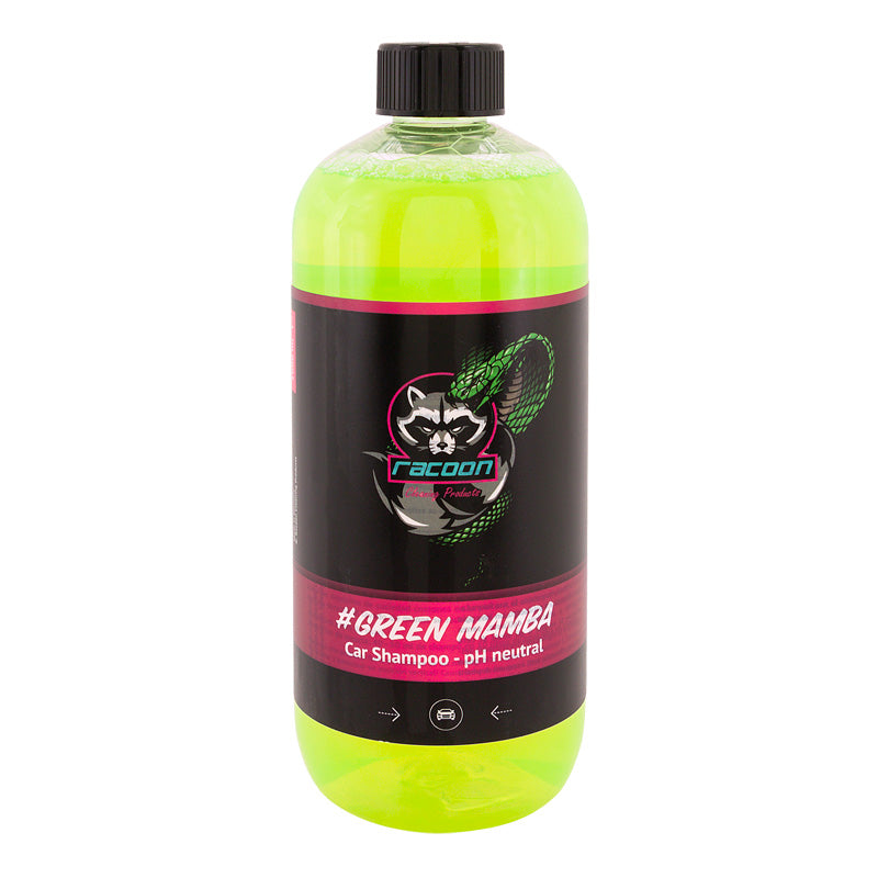 Racoon, GREEN MAMBA Car Shampoo / pH neutral - 1000ml, Flüssigkeit, Grün