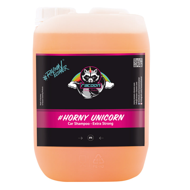 Racoon, HORNY UNICORN Car Shampoo / Extra Strong - 5000ml, Flüssigkeit, Gelb, Grün