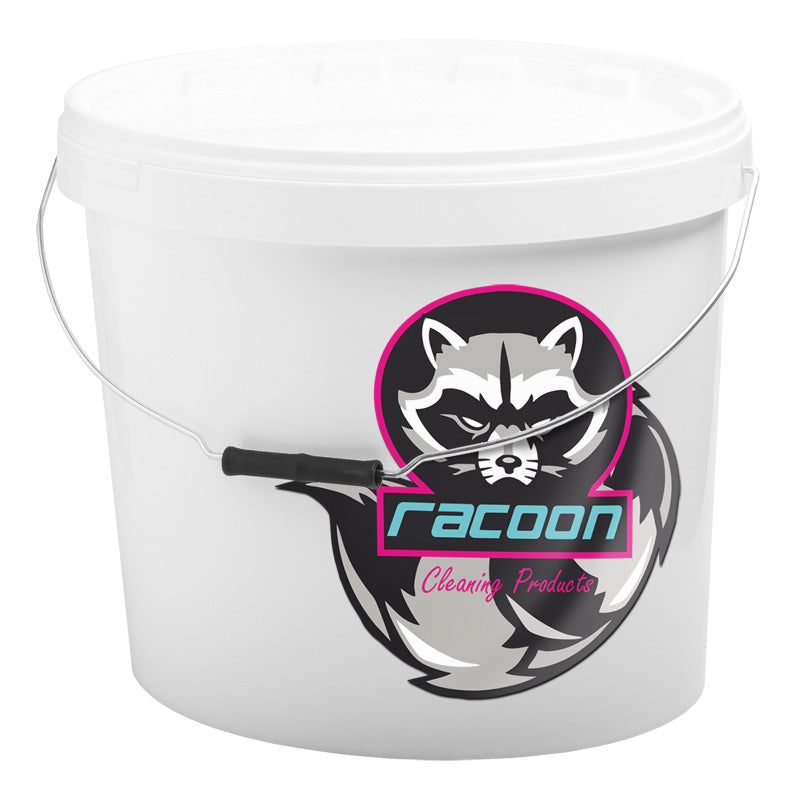 Racoon, WASCHEIMER mit Deckel 18L, Kunststoff, Weiss