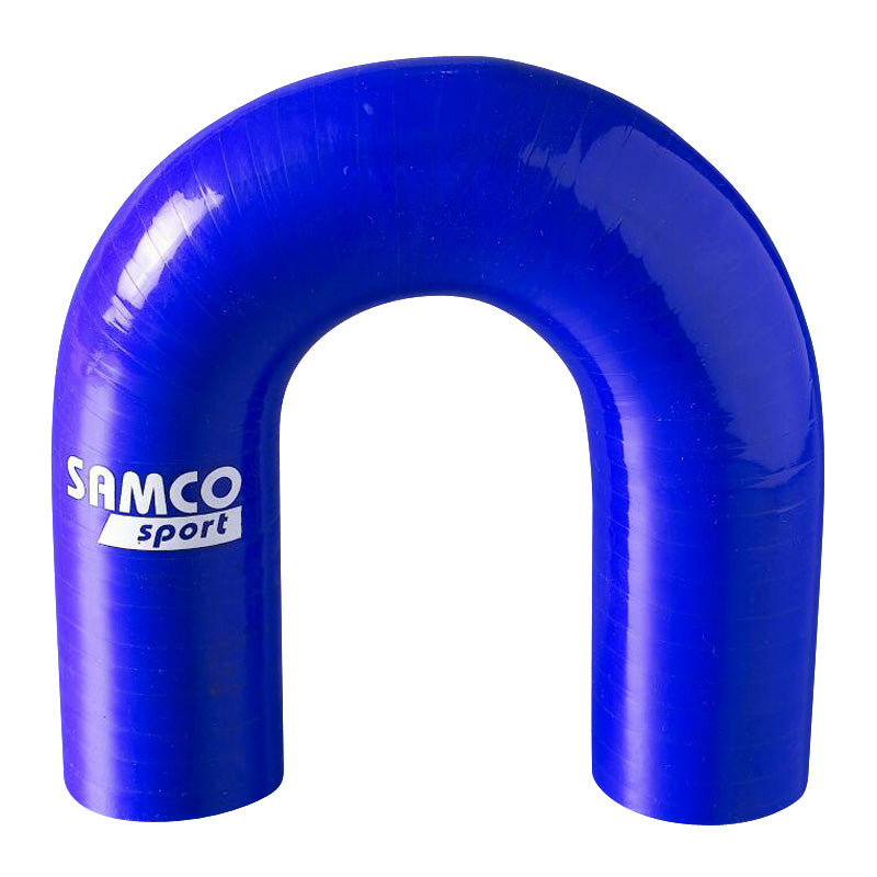 Samco Sport, Samco Silikonschlauch 180 Grad Ecke - Länge 76mm - Ø16mm - Blau, Silikone