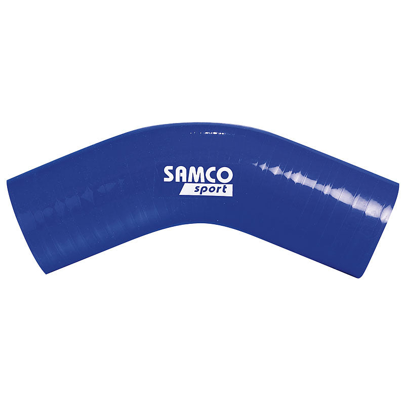 Samco Sport, Samco Silikonschlauch 45 Grad Ecke - Länge 152mm - Ø102mm - Blau, Silikone