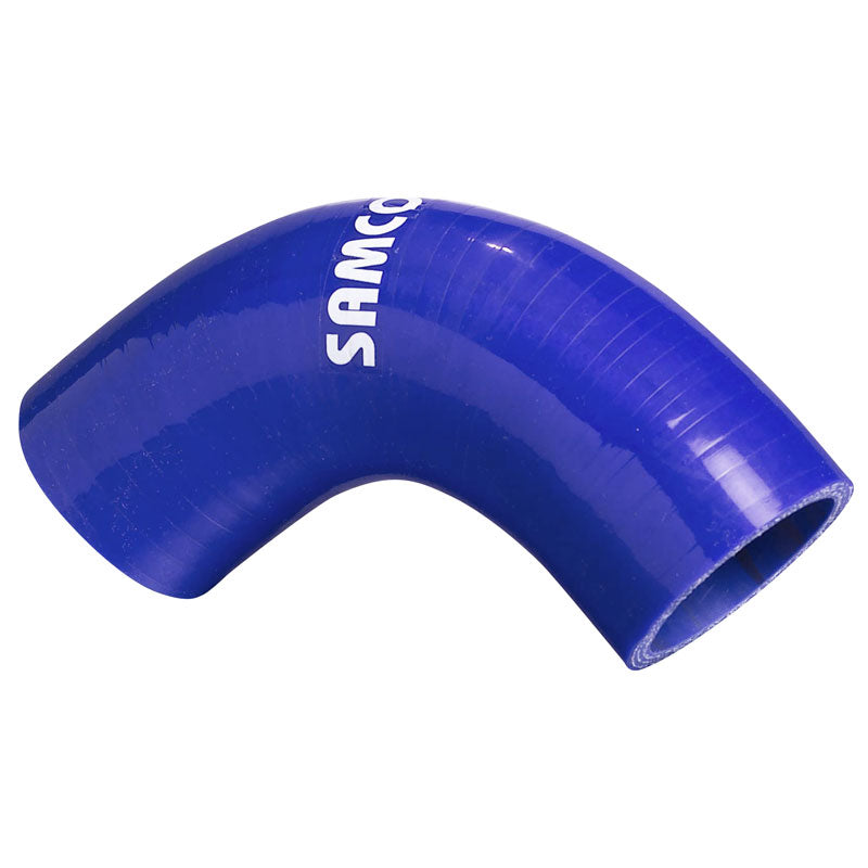 Samco Sport, Samco Silikonschlauch 90 Grad Ecke - Länge 152mm - Ø102mm - Blau, Silikone