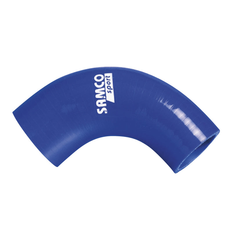 Samco Sport, Samco 90 Grad Ecke Reduzierstück Blau - Länge 102mm - Ø19>16mm, Silikone