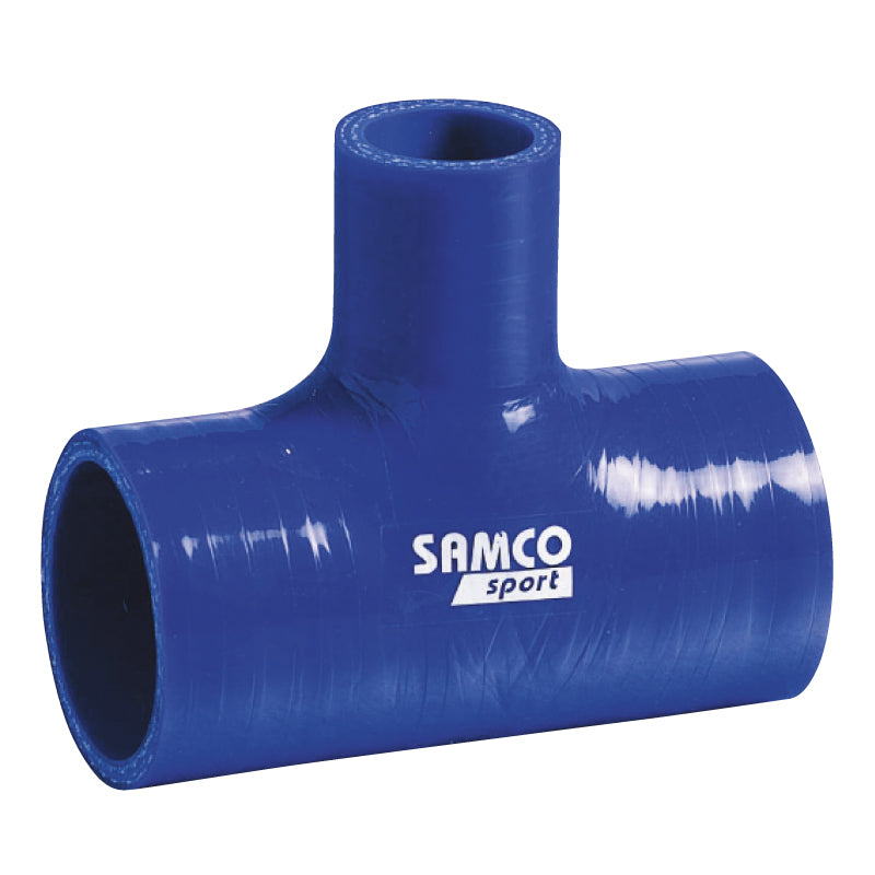 Samco Sport, Samco Silikonschlauch T-Stück 25mm - Länge:102mm - Ø38mm - Blau, Silikone